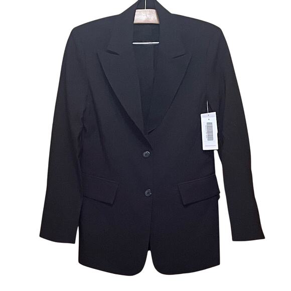NWT. Shoedazzle Classic Black Blazer. L - Picture 1 of 7